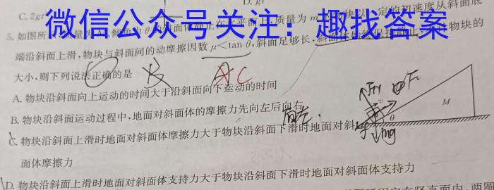 九师联盟·2024届高三9月质量检测巩固卷(XG）q物理