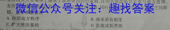 2024全国高考分科综合卷 老高考(二)2历史试卷