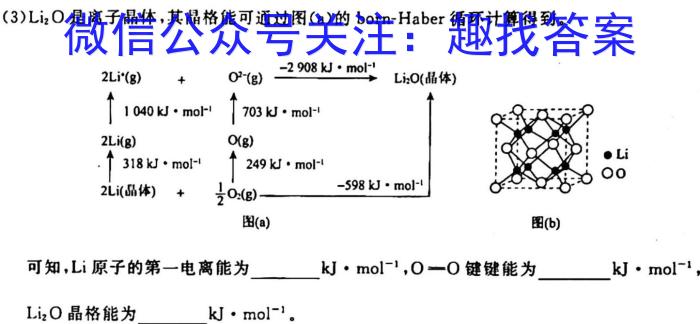 q炎德英才大联考长郡中学2024届高三月考试卷(二)化学