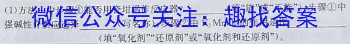 j山西省2023-2024九年级第一学期阶段性练习(一)化学