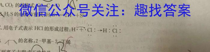 1安徽省2023-2024学年九年级第一学期教学质量检测一(10.4)化学