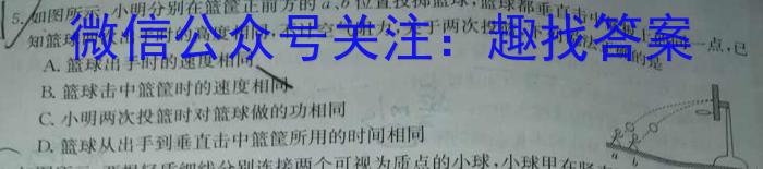 2024届北京专家信息卷 高三年级月考卷(1)z物理