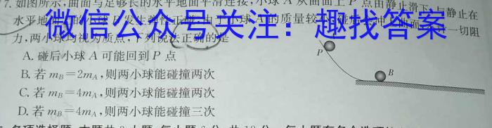 炎德英才大联考长沙市一中2024届高三月考试卷(三)物理`