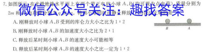 江西省2024届高三试卷9月联考(24-54C)q物理