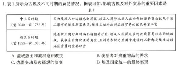 【热荐】大联考2023-2024学年高中毕业班阶段性测试（一）广东版（政治）