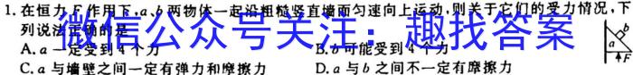 九师联盟·2024届高三9月质量检测巩固卷(新教材L G）q物理