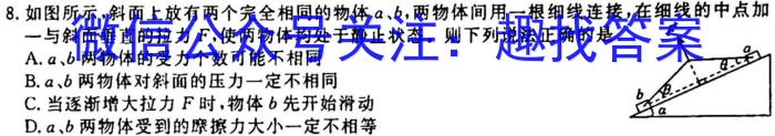 2024届全国高考分科调研模拟测试卷（样卷）XGK物理`