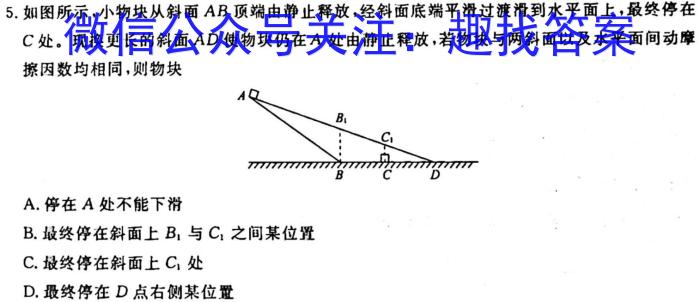 山西省八年级2023-2024学年新课标闯关卷（五）SHX物理`