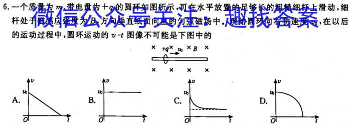 ［河北大联考］河北省2024届高三年级9月联考物理`