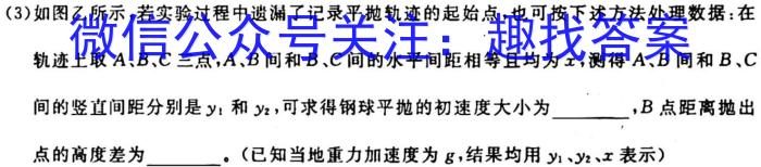 河北省2023-2024学年度八年级上学期阶段评估（一）【1LR】物理`