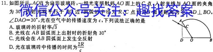 百师联盟2024届高三一轮复习联考(一) 重庆卷q物理