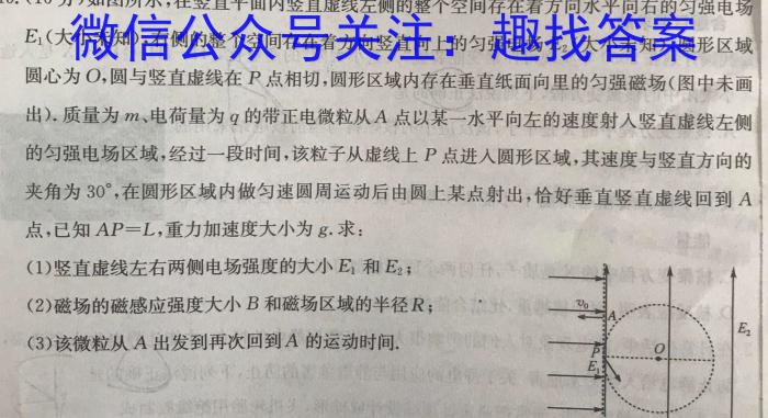 2023-2024学年高三第二次联考（月考）XGK物理`