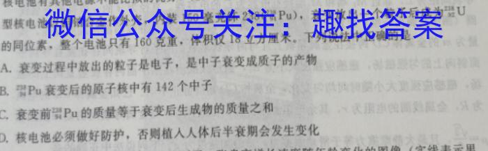 2023-2024学年安徽师大附属萃文中学九年级（上）开学考试q物理