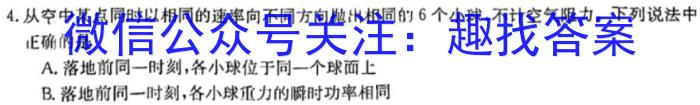 安徽省2024届九年级第一次阶段性诊断检测卷【R-LKZX B AH】q物理