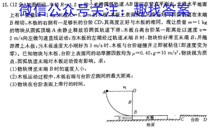 天一大联考 2023-2024海南省高考全真模拟卷(一)1物理`