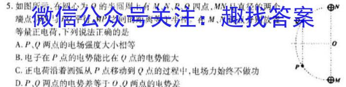 桂柳文化 2024届高考桂柳鸿图模拟金卷(二)l物理