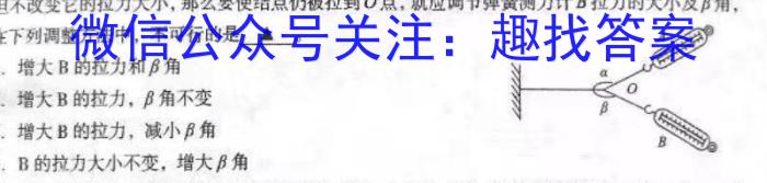 安徽省2024届高三年级第二次联考l物理