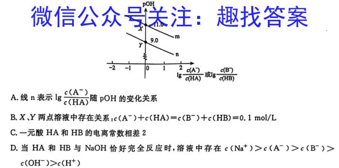 f［湖南大联考］湖南省2024届高三年级10月联考化学