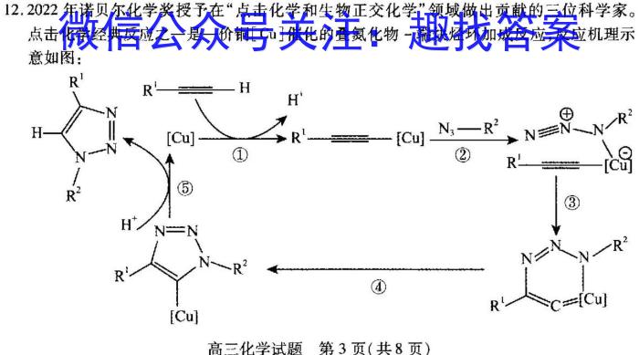 q河北省2024届九年级阶段评估（一）【1LR】化学