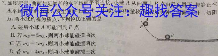 江西省2024届高三名校9月联合测评q物理