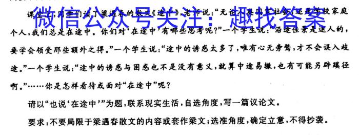 [今日更新]广西省2024届高三三新学术联盟10月联考语文