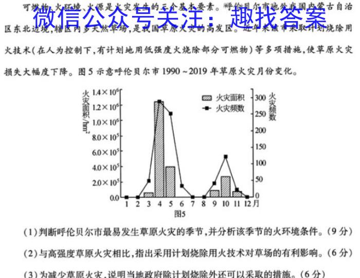 山西省2023~2024学年高三上学期第二次联考(243040Z)q地理