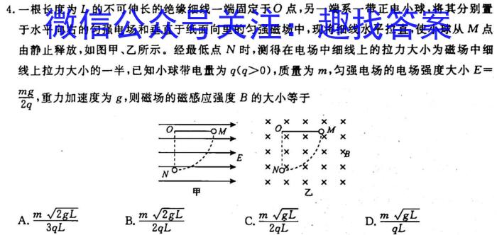 皖江名校联盟·2024届高三10月联考［B-024］物理`