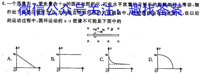 高才博学 河北省2023-2024学年度七年级第一学期素质调研一l物理