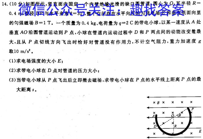 江西省2023-2024学年度九年级阶段性练习（二）l物理