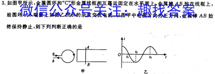 河北省2024届九年级阶段评估（一）【1LR】q物理
