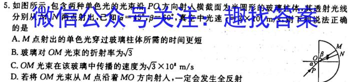 河北省2024届九年级阶段评估(一) 1L Rl物理