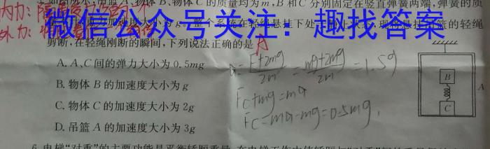 ［永州一模］永州市2024年高考第一次适应性考试q物理