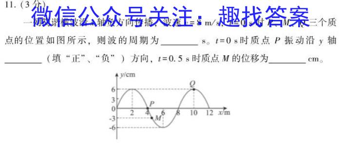 炎德英才大联考湖南省邵阳市2024届高三10月联考l物理