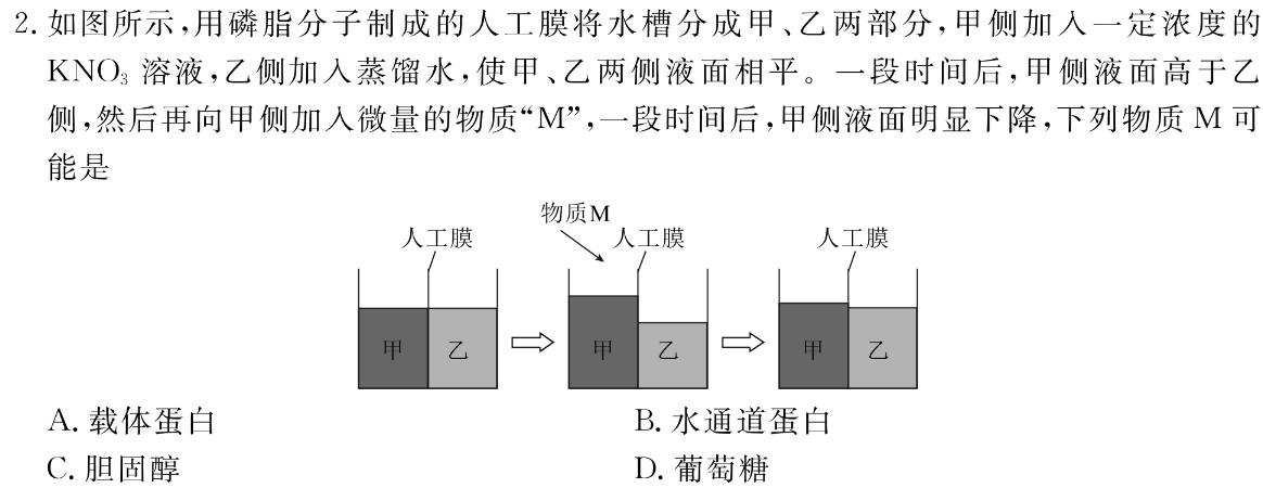 2023~2024学年核心突破XGK(二)生物