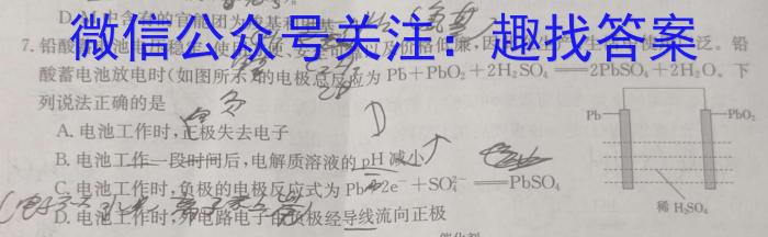 1文博志鸿·河南省2023-2024学年九年级第一学期学情分析一化学