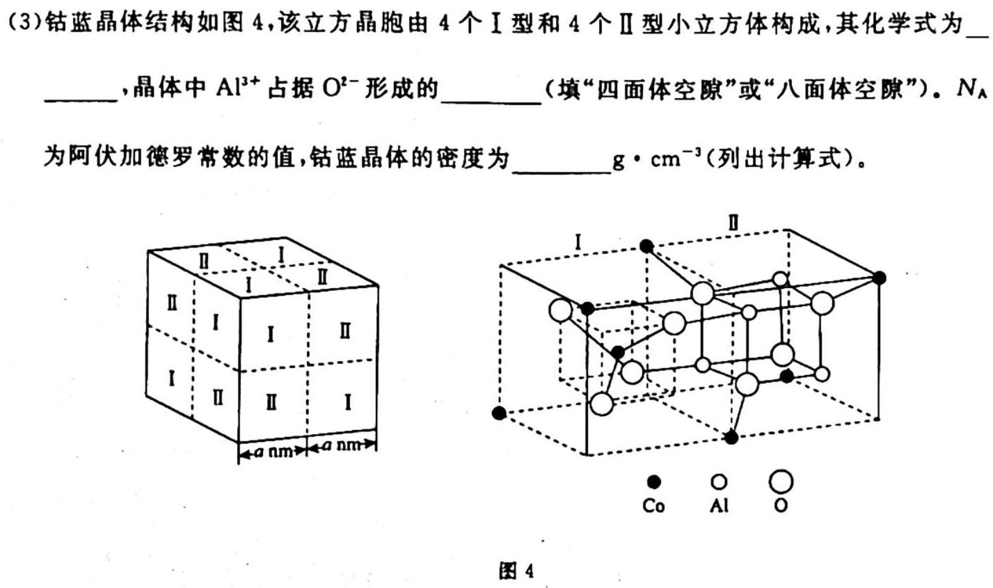 钴蓝晶体结构图片