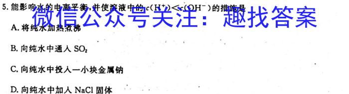 q山西省八年级2023-2024学年新课标闯关卷（一）SHX化学