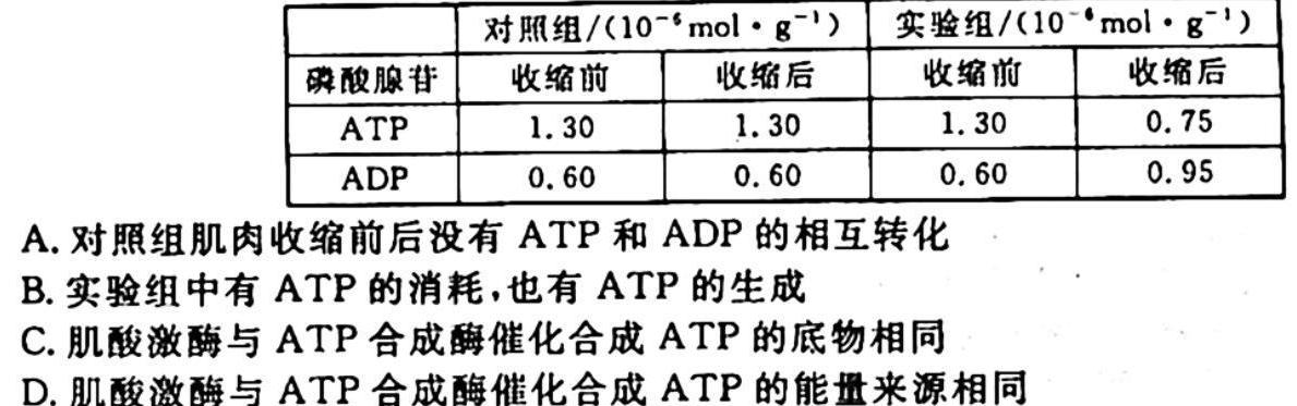 江西省2024届七年级上学期阶段评估1L R-JX(一)生物