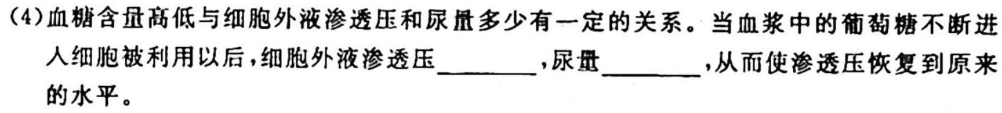 河北省NT2023-2024学年第一学期9月高二阶段测试生物