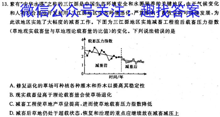 ［山西大联考］山西省2024届高三年级9月联考生物