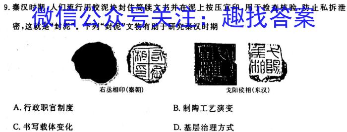 炎德英才大联考 长沙市一中2024届高三月考试卷(四)4历史