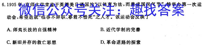 陕西省西安市2024届高三10月联考历史