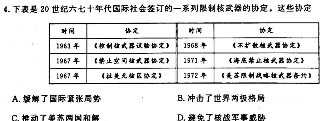 【精品】2023-2024学年内蒙古高二考试10月联考(☆)思想政治