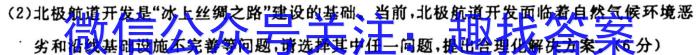 清北书院2024届考前模拟二2地理试卷答案