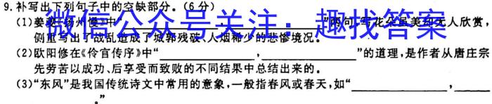 2024年衡水金卷先享题高三一轮复习夯基卷(河北专版)二语文