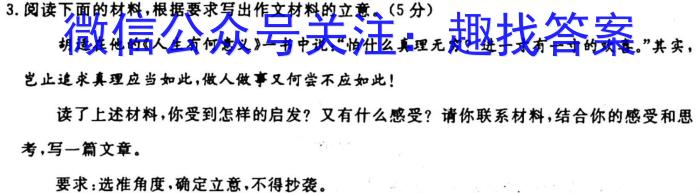 ［天一大联考］湖南省2024届高三年级上学期10月联考/语文