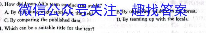 衡水金卷先享题月考卷 2023-2024学年度上学期高三年级四调考试英语