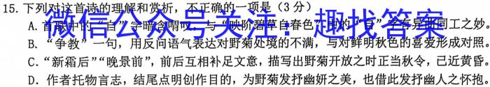 陕西省西安市2024届高三10月联考/语文