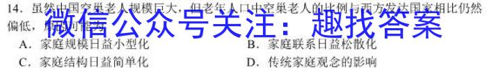 江西省2024年初中学业水平考试模拟（四）政治1