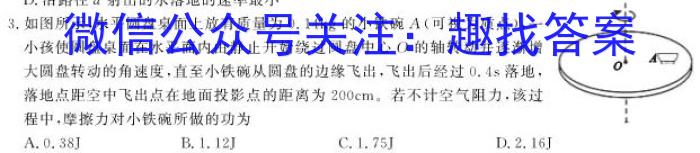 河北省沧州市2023-2024学年九年级第一学期教学质量检测一（10.10）q物理